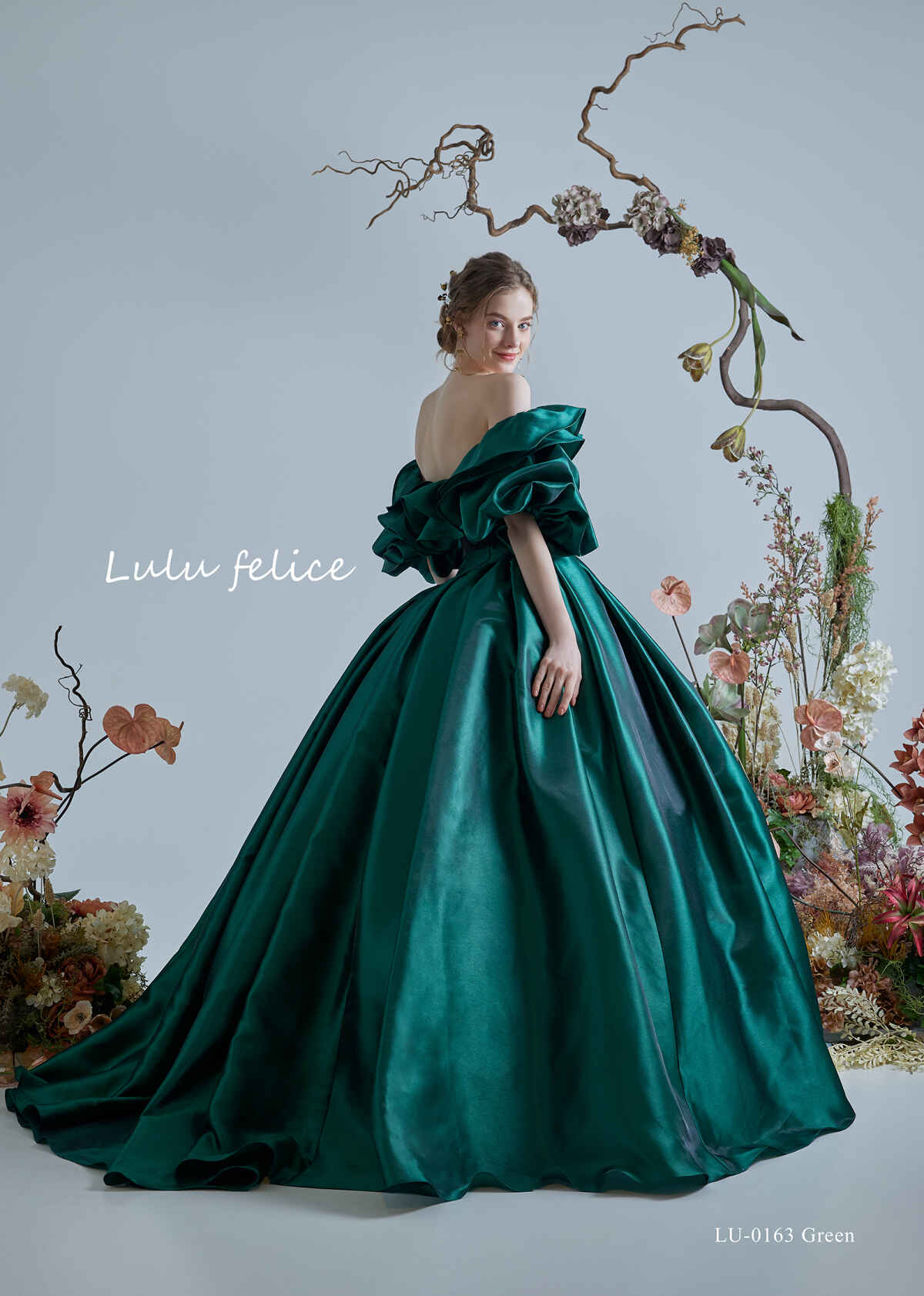 A.E.マルティ☆ファッションプレート『LA SOIRÉE TOSCANE』 Lulu feliceールル・フェリーチェー｜LU-0163 Green｜カラー
